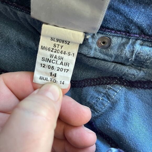 NYDJ Barbara Sinclair  Wash High Rise  Bootcut Jeans Sz 14 - Picture 10 of 10